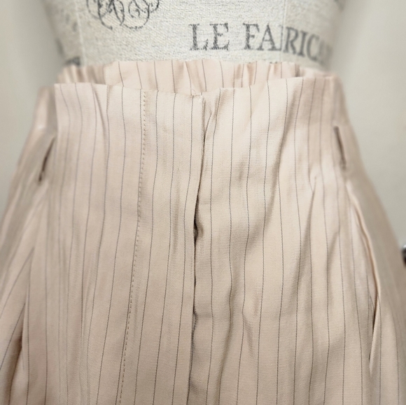 ASOS Pinstripe Paperbag Palazzo Pants NWT - Picture 4 of 10